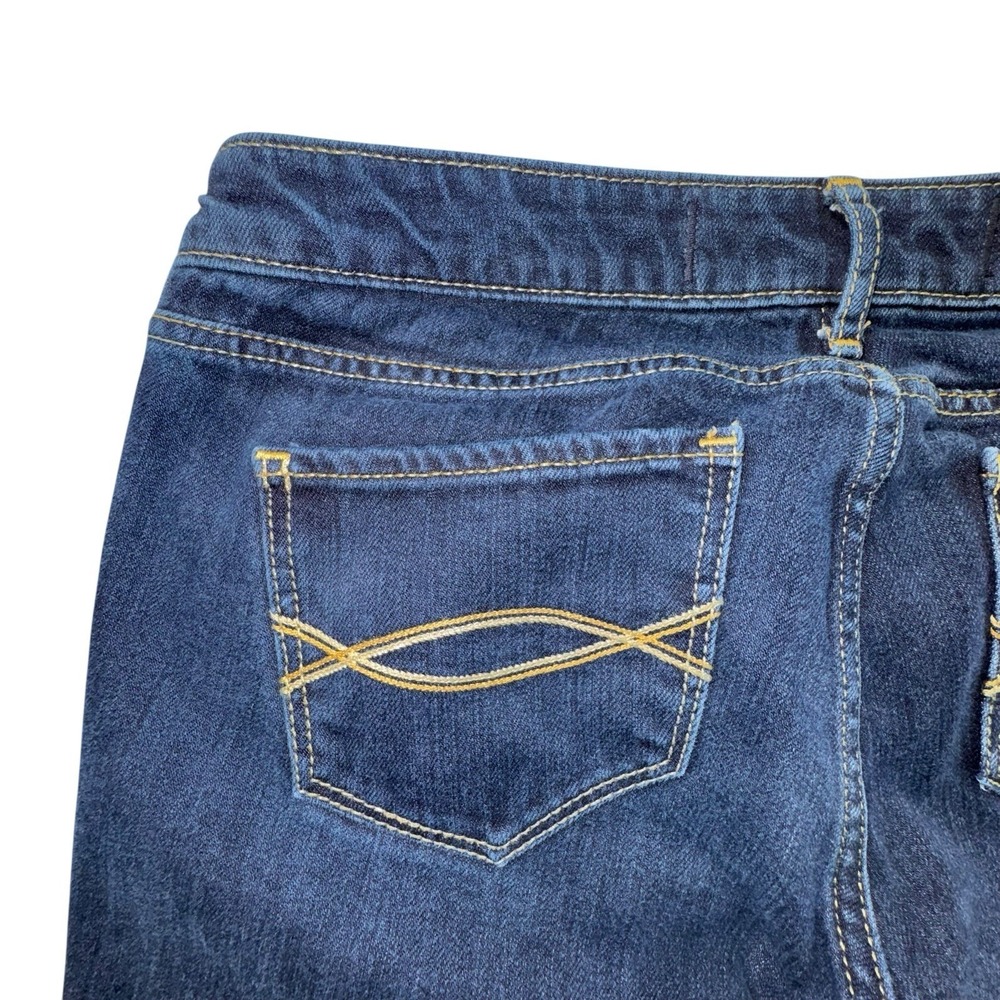 Ambercrombie & Fitch Skinny Jeans Stretch Dark Wash Low Rise Women 4R (27x33) - Picture 10 of 12